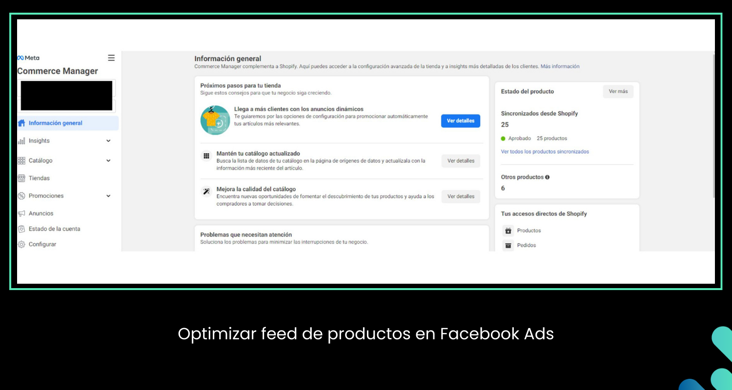 Optimizar feed de productos en facebook ads